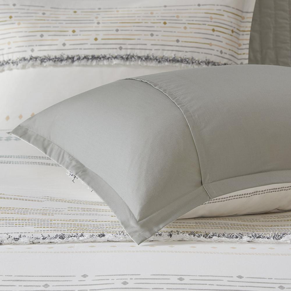 Boho Stripe Tassel Comforter Set, Belen Kox