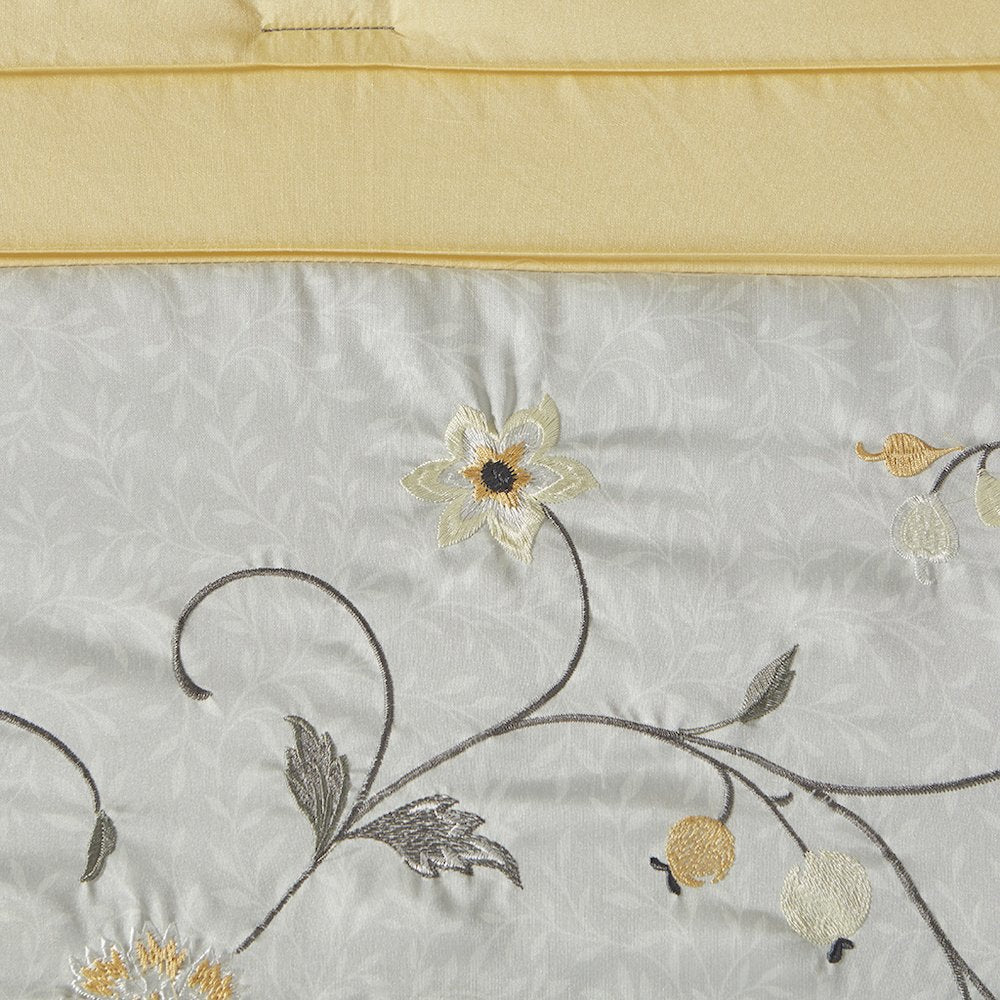 Embroidered 7 Piece Comforter Set