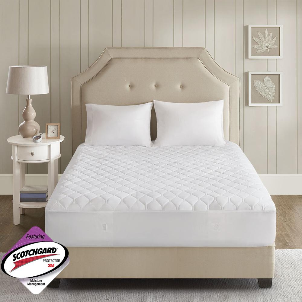Heated Mattress Pad with 3M Scotchgard