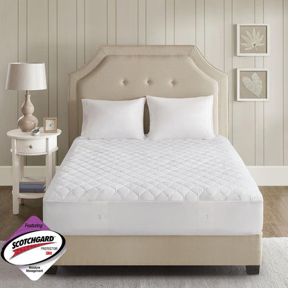 Heated Mattress Pad with 3M Scotchgard