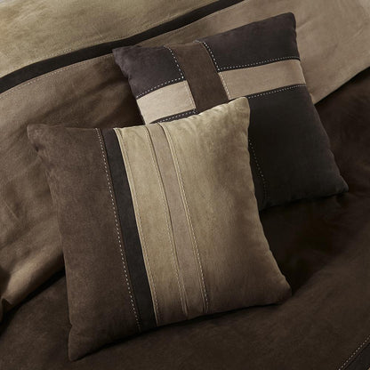Palisades Pieced Microsuede 7-Piece Comforter Set, Belen Kox