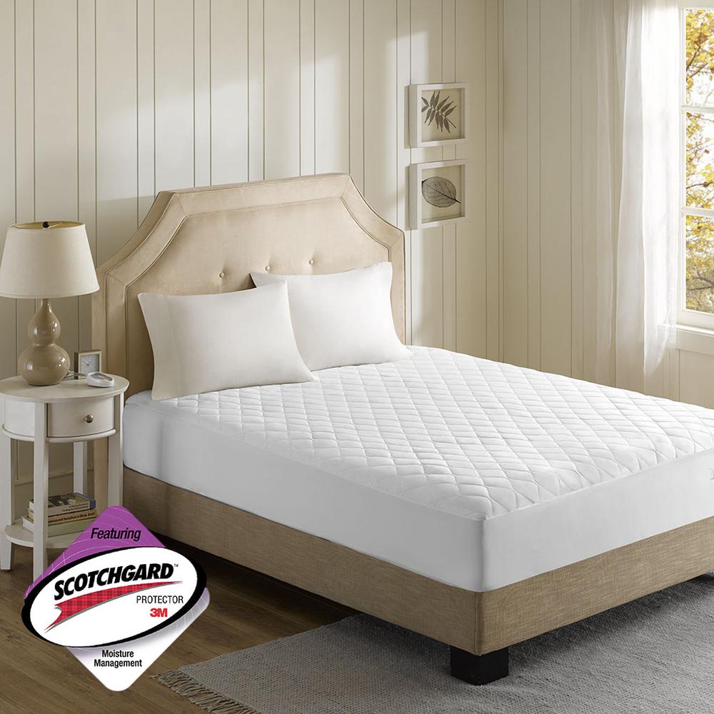 Heated Mattress Pad with 3M Scotchgard