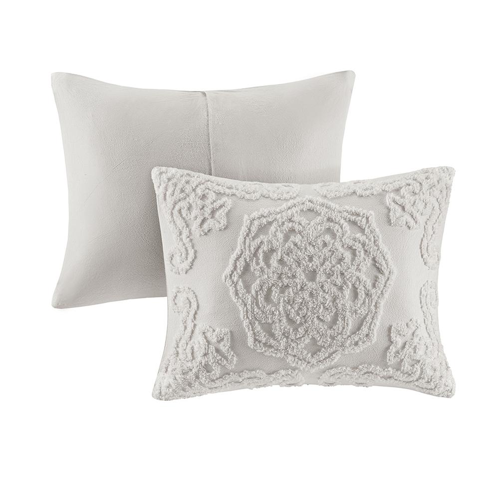 Laetitia Medallion Grey Comforter Set, Belen Kox