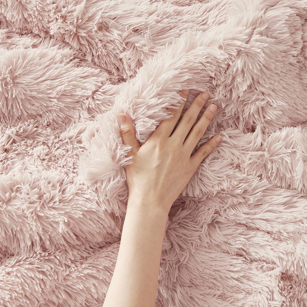 Shaggy Long Fur Comforter Mini Set, Belen Kox