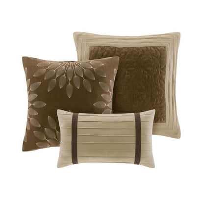 Palmer Microsuede Pieced Comforter Set, Belen Kox