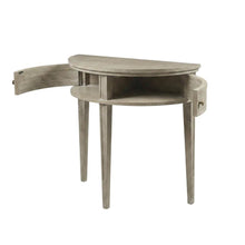 Wooden Storage Console Table with Flat Top and Open Shelf
