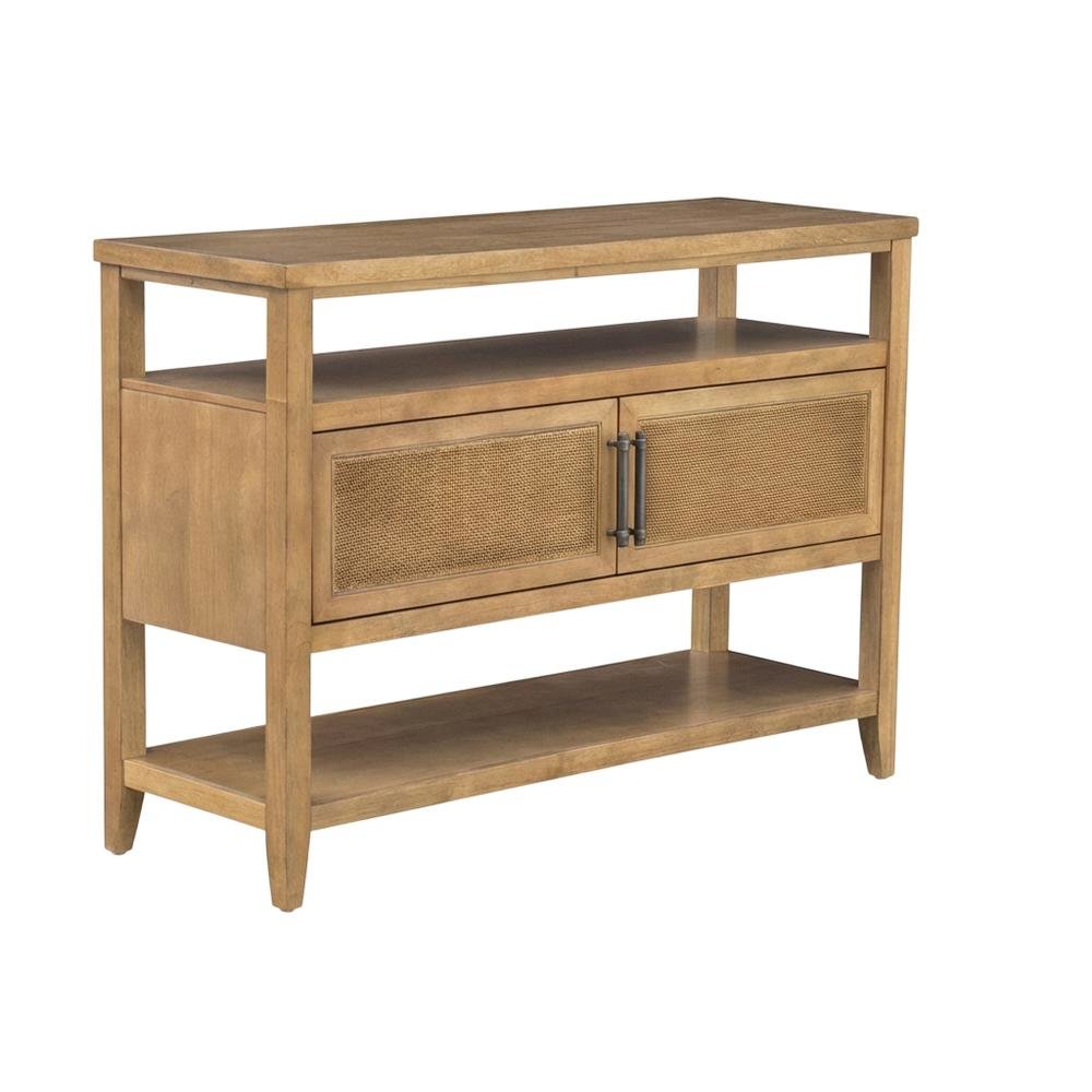 2-Door Storage Console Table with Sturdy Frame and Sleek Design