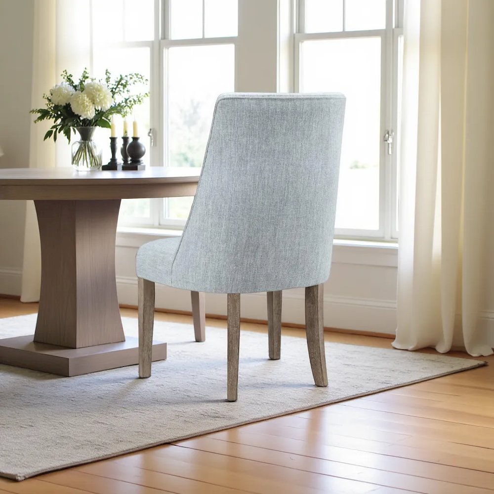 Blue Upholstered Dining Chairs – Elegant Kitchen and Dining Room Seating