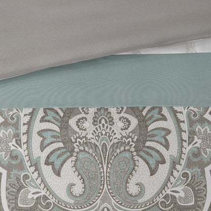 Shawnee 8 Piece Comforter Set, Seafoam color