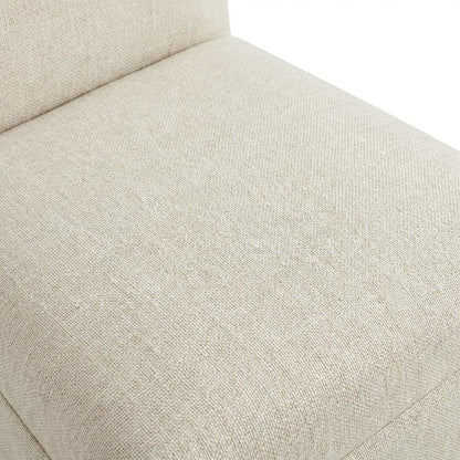 Beige Dining Chairs Set of 2 with Slipcovers, Upholstered Dining Chairs