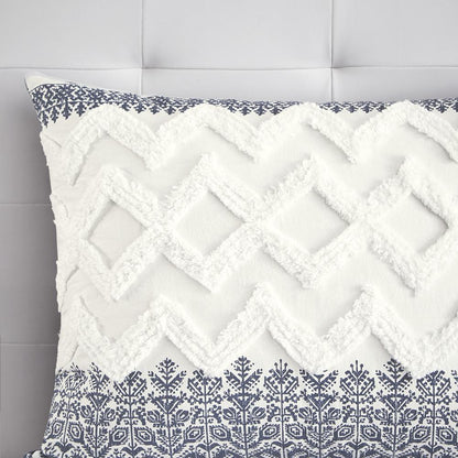 Navy Botanic Farmhouse Comforter Set, Belen Kox