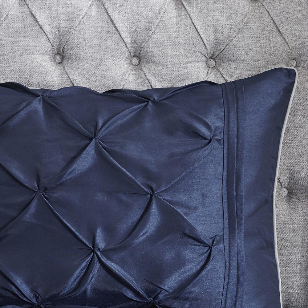 Royal Navy Tufted Comfort 7 Piece Bedding Set, Belen Kox