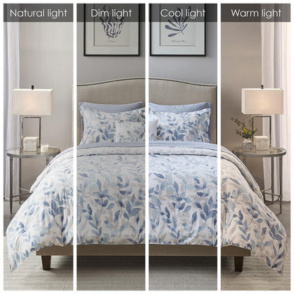 Reversible 8 Piece Comforter Set with Bed Sheets