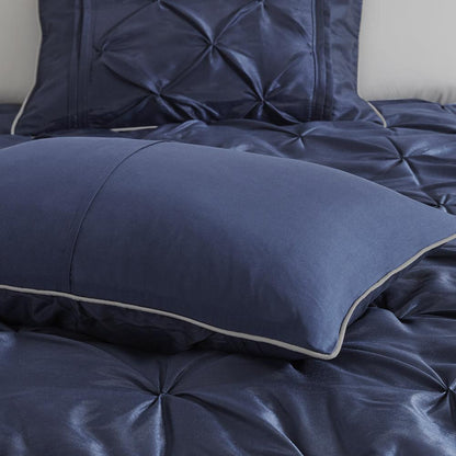 Royal Navy Tufted Comfort 7 Piece Bedding Set, Belen Kox