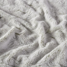 Zuri Snow Leopard Faux Fur Throw Blanket, Belen Kox