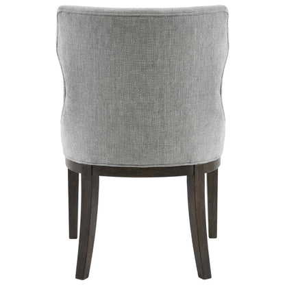 Mist Grey Dining Side Chairs with Contemporary Design and Comfort, Set of 2