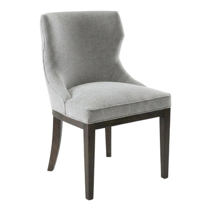Mist Grey Dining Side Chairs with Contemporary Design and Comfort, Set of 2
