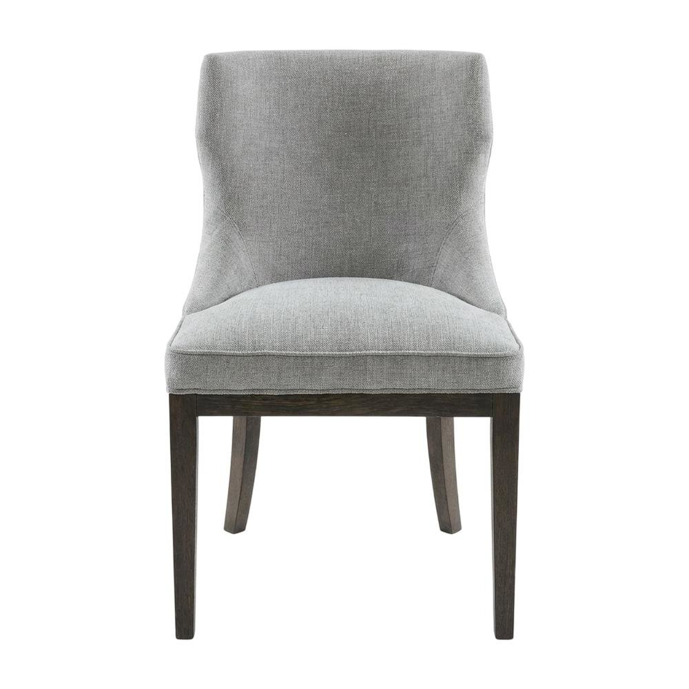 Mist Grey Dining Side Chairs with Contemporary Design and Comfort, Set of 2