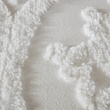 Seraphina White Chenille Duvet Cover Set, Belen Kox