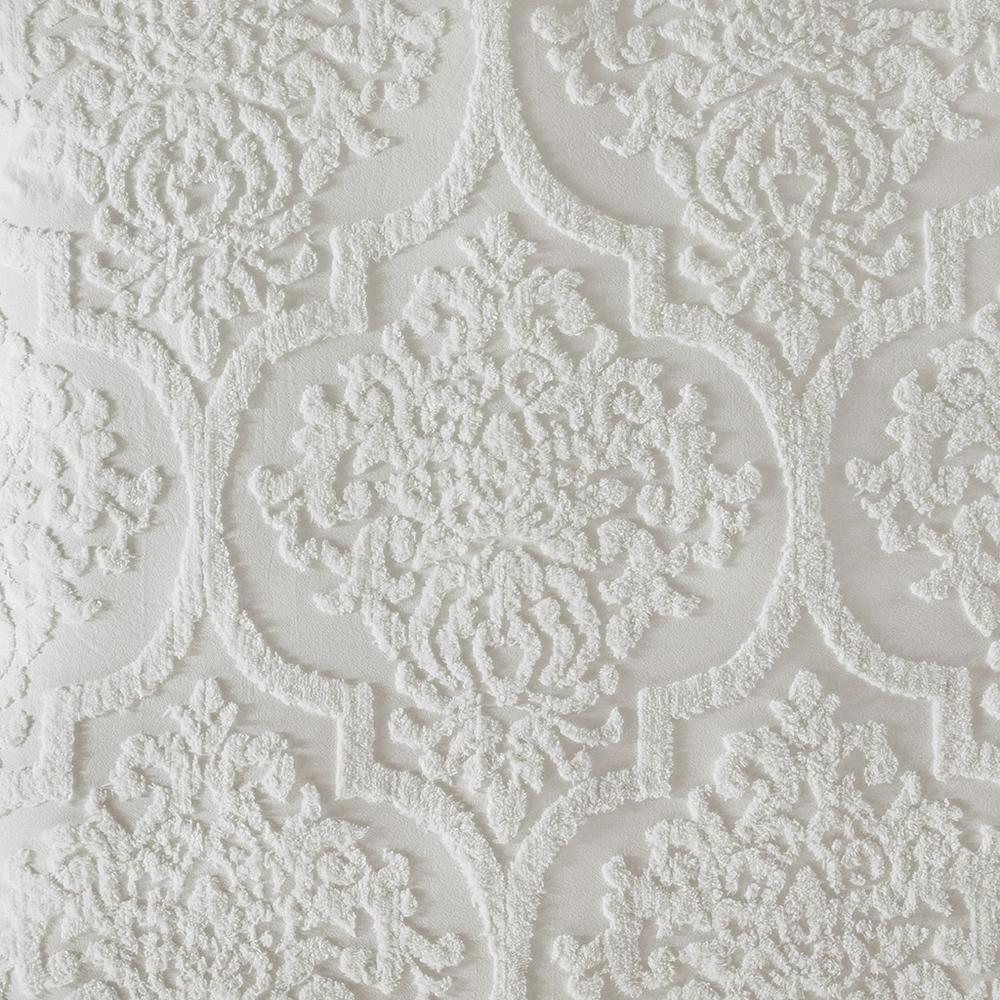 Seraphina White Chenille Duvet Cover Set, Belen Kox