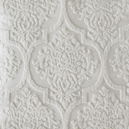 Seraphina White Chenille Duvet Cover Set, Belen Kox