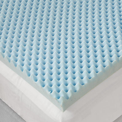 All Season Reversible Hypoallergenic Cooling Mattress Topper