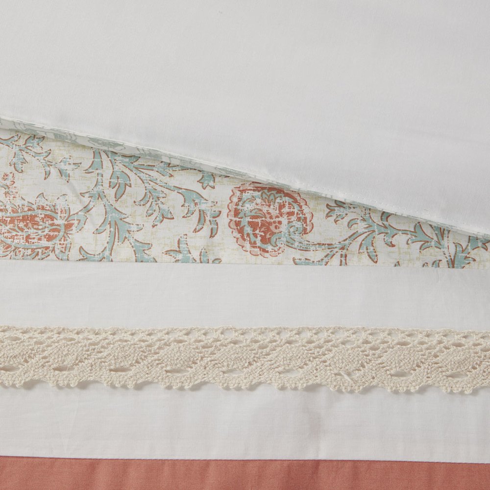 9 Piece Cotton Percale Comforter Set