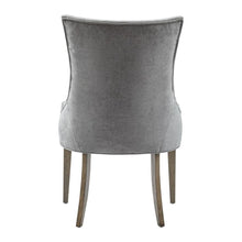 Gray Dining Chairs Set of 2, Mid Century Upholstered Chairs for Dining Table