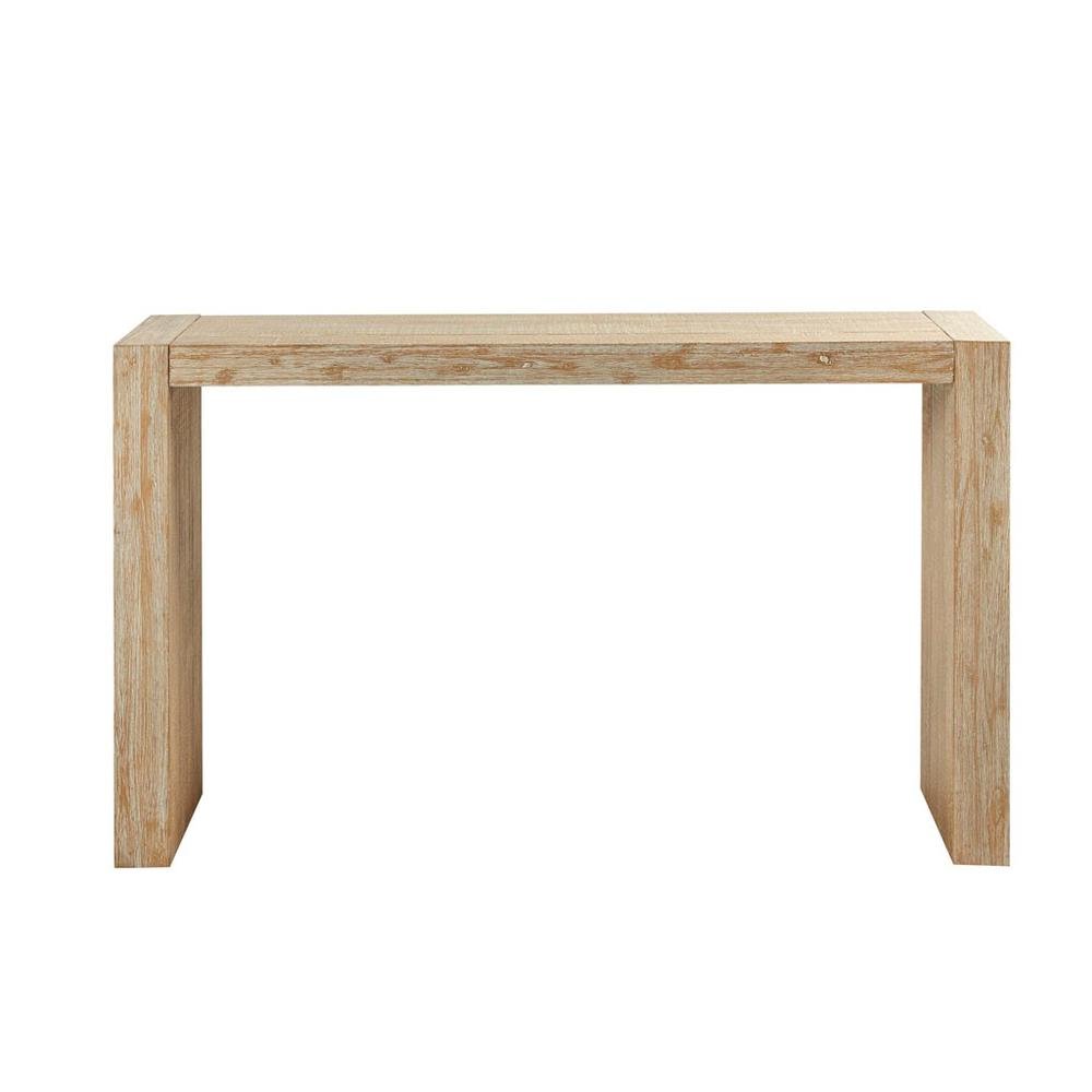 Brown Small Console Table, Wood Console Table for Entryway with Narrow Profile
