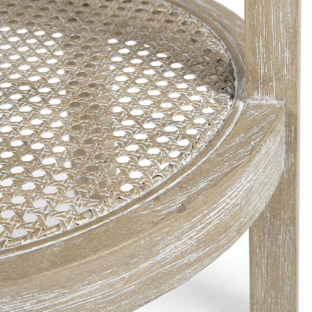Round Accent Table with Smooth Surface and Sturdy Construction