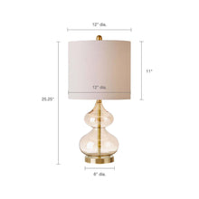 Elegant Gold Glass Table Lamp Set, Belen Kox