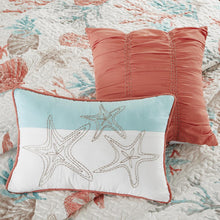 Vibrant Coastal Reversible 6pcs Sateen Coverlet Set, Belen Kox