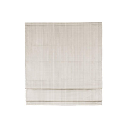 Ivory Basketweave Cordless Roman Shade, Belen Kox
