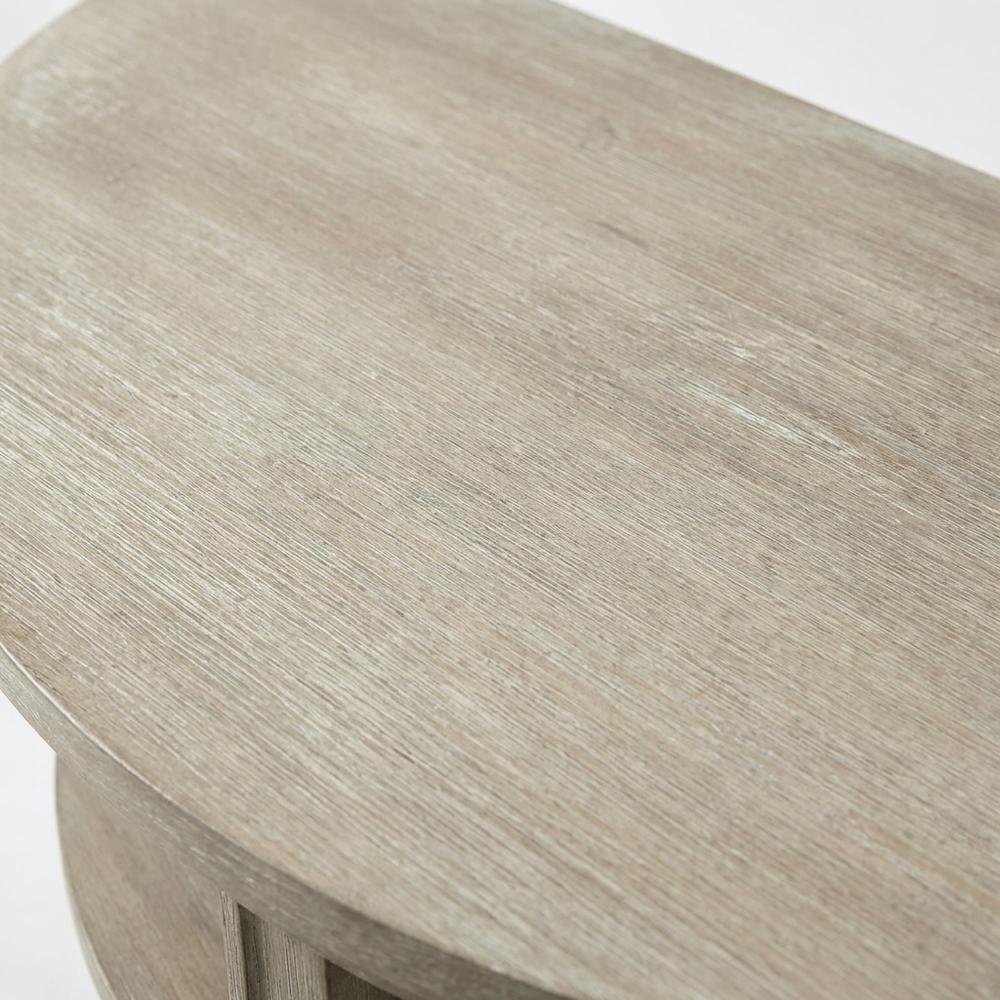 Wooden Storage Console Table with Flat Top and Open Shelf