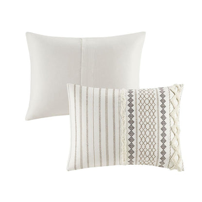 Imani Geometric Print Cotton Duvet Cover Set, Belen Kox