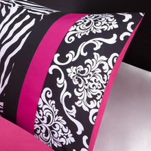 Reagan Pink Printed Comforter Set, Belen Kox