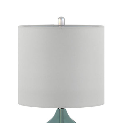 Ellipse Blue Glass Table Lamp Set (Set of 2), Belen Kox