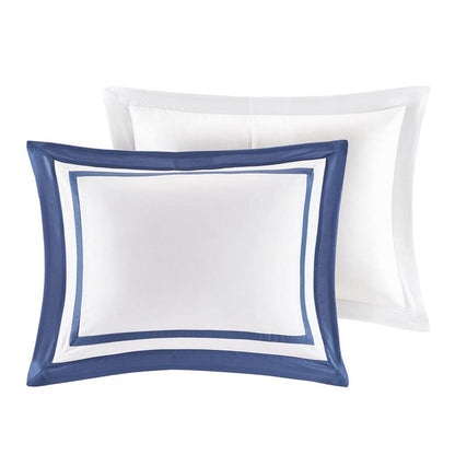 Navy Luxe 8 Piece Comforter Set, Belen Kox