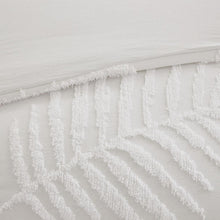 Coastal Palm Chenille 3-Piece Duvet Cover Set, Belen Kox
