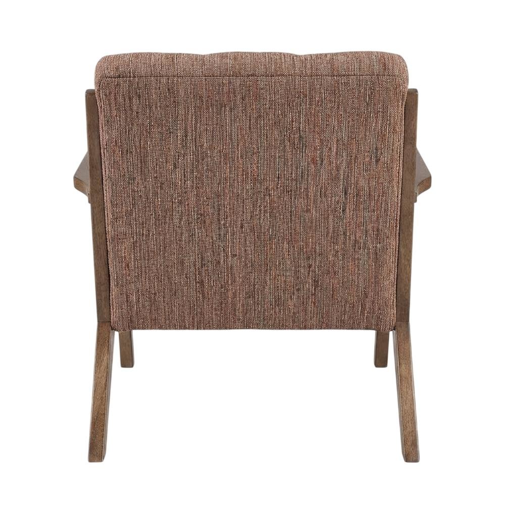 Orange Retro Rocket Lounge Chair with Comfortable Seat and Stylish Design