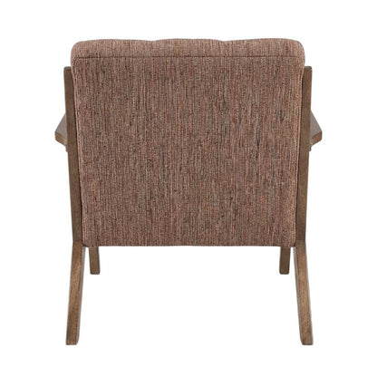 Orange Retro Rocket Lounge Chair with Comfortable Seat and Stylish Design