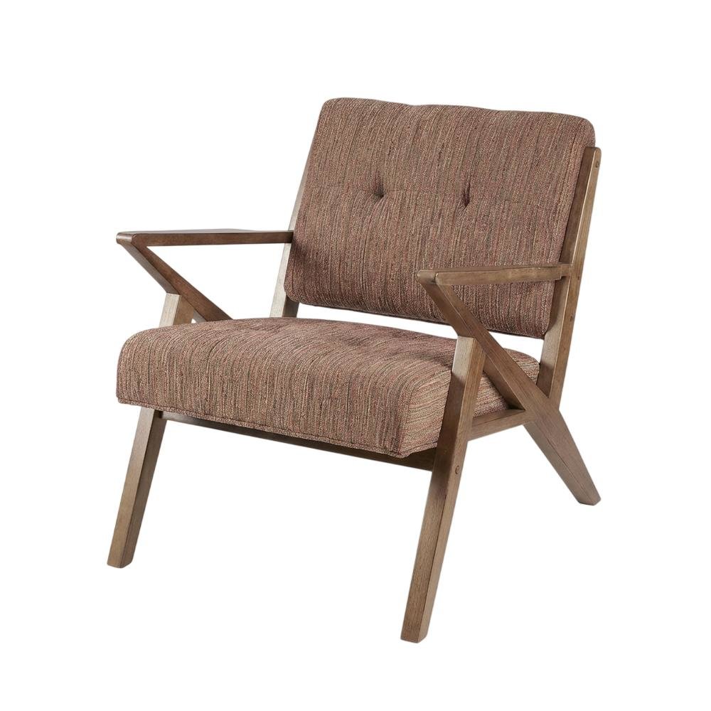 Orange Retro Rocket Lounge Chair with Comfortable Seat and Stylish Design