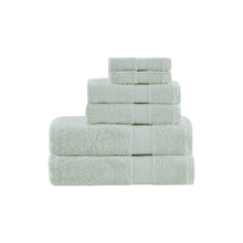 Organic Seafoam 6-Piece Towel Set, Belen Kox