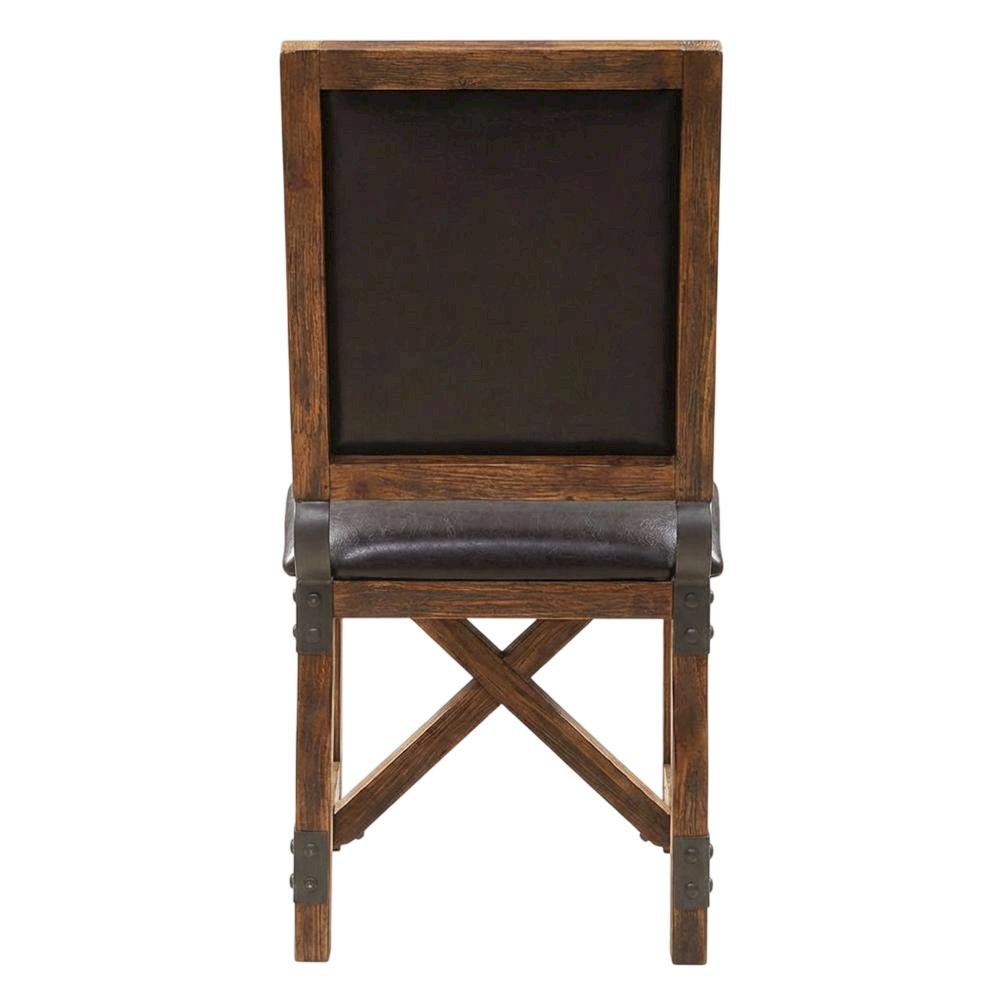Chocolate Brown Dining Chair with Stylish Upholstery and Comfortable Design