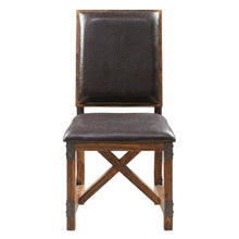 Chocolate Brown Dining Chair with Stylish Upholstery and Comfortable Design