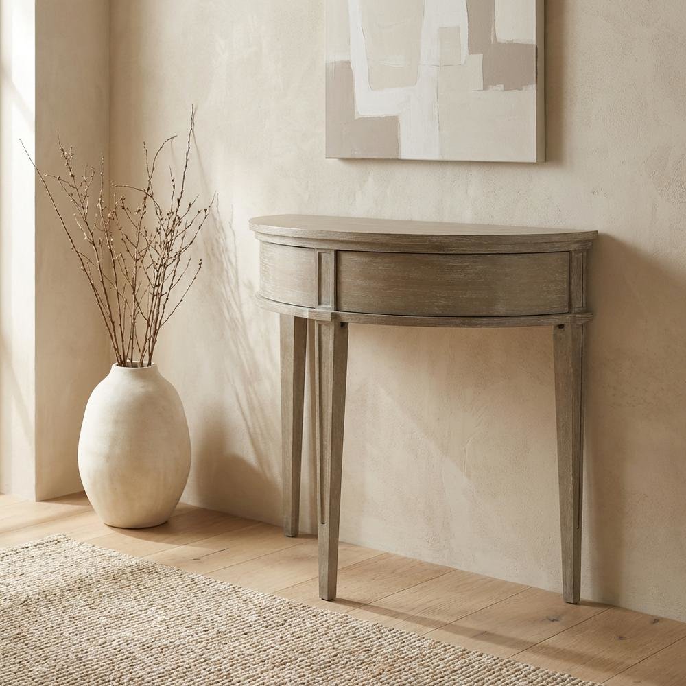 Black Storage Console Table with Modern Design and Sturdy Construction
