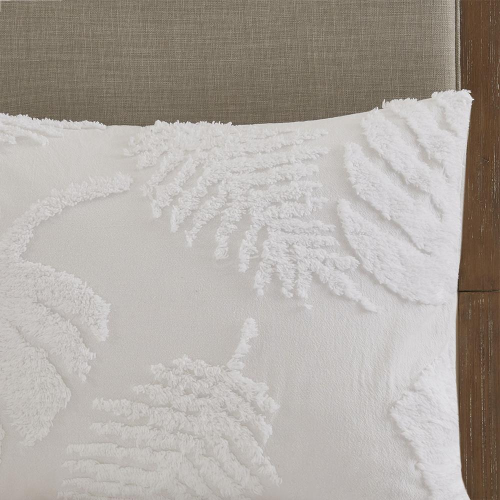 Coastal Palm Chenille 3-Piece Duvet Cover Set, Belen Kox