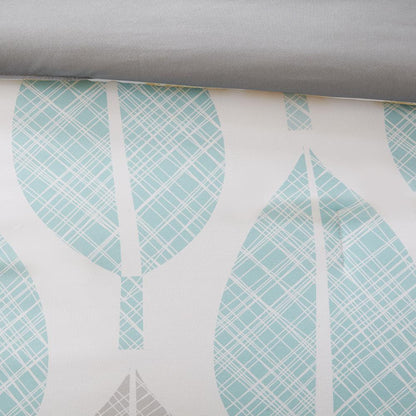 Central Park Leaf Print Complete Comforter Set, Belen Kox