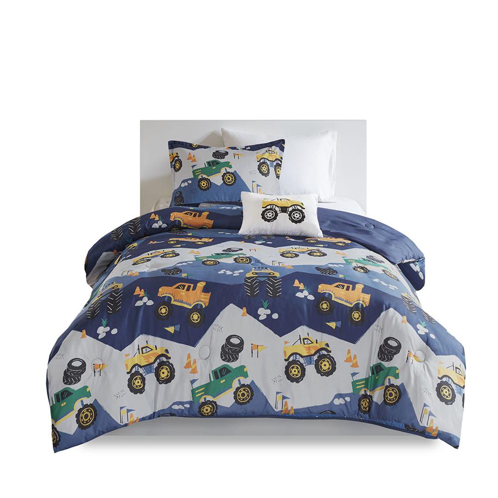 Nash Monster Truck Comforter Set, Belen Kox