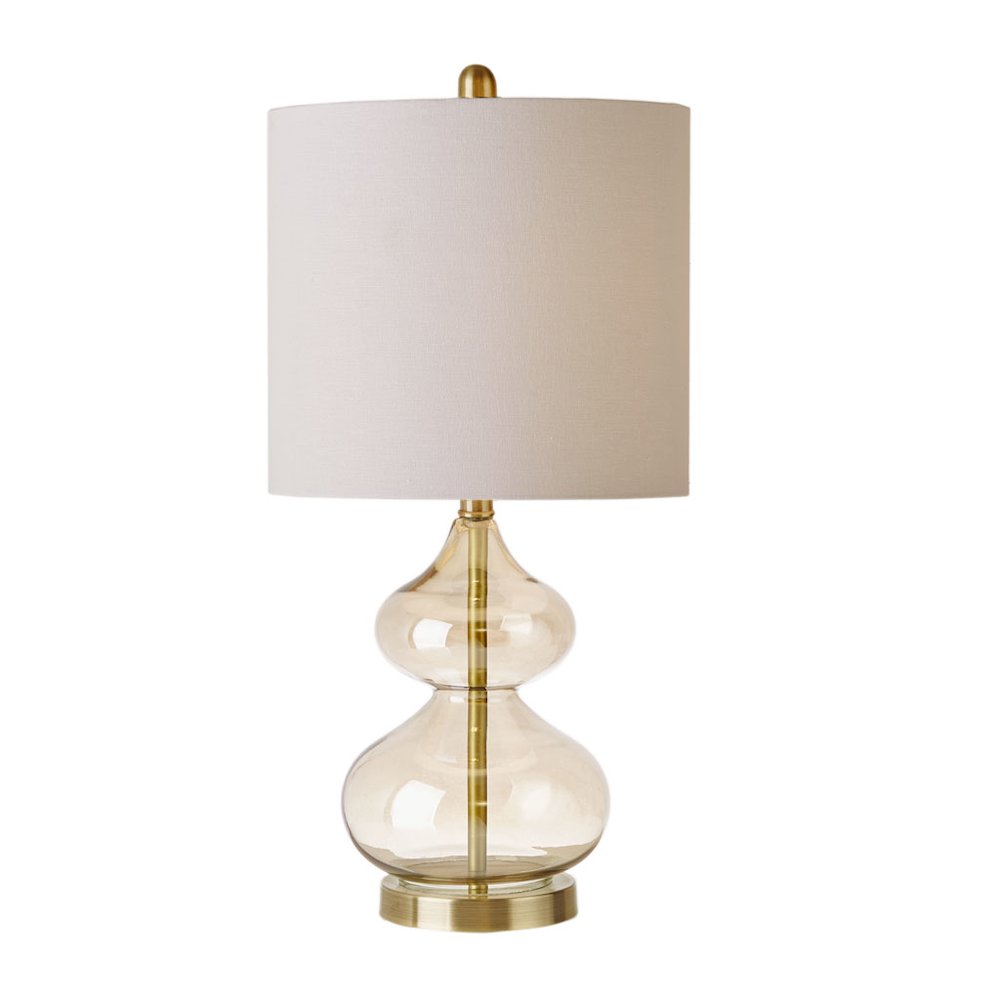 Elegant Gold Glass Table Lamp Set, Belen Kox